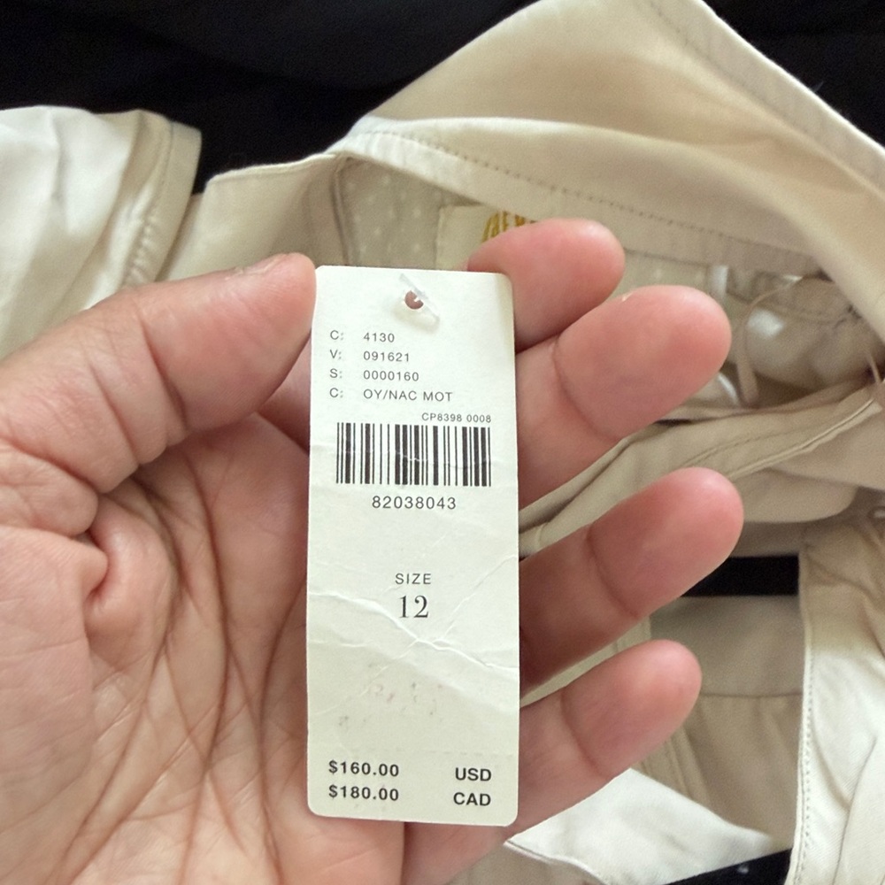 Anthropologie Cream Halter Tiered Midi Dress NwT - Picture 7 of 7